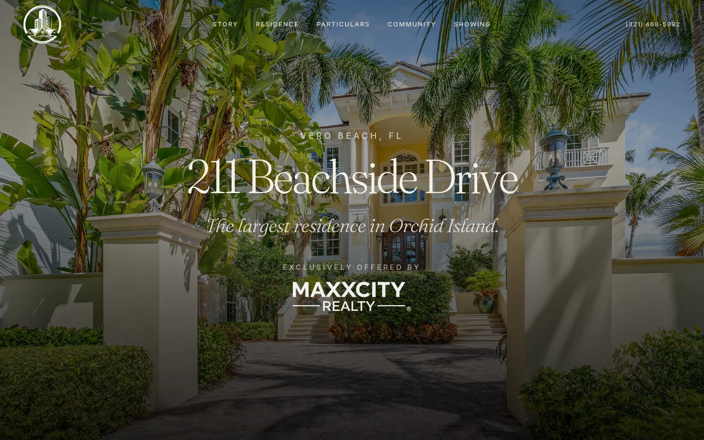 211 Beachside Drive homepage hero