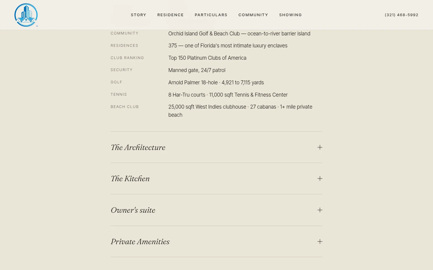211 Beachside Drive specifications particulars