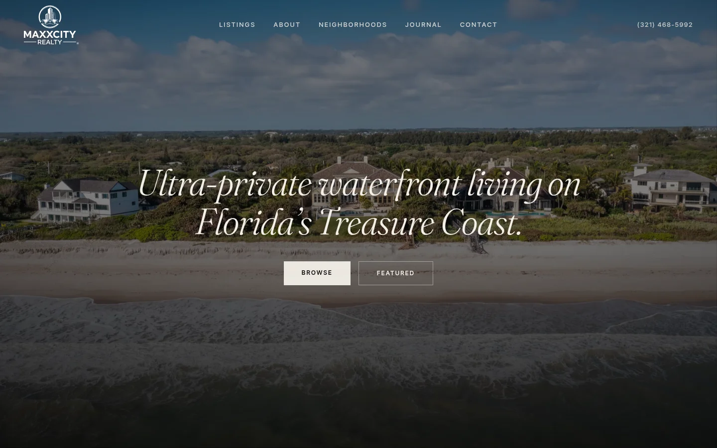 Maxx City Realty homepage