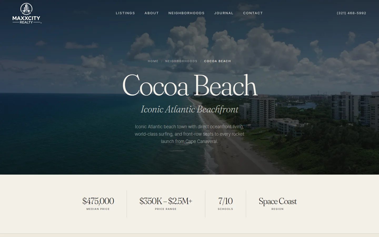 Maxx City Cocoa Beach neighborhood guide